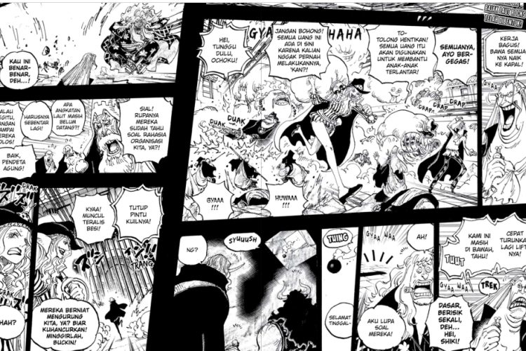 Enlace de Leer el Manga One Piece Capítulo 1158 en Español, Una batalla espantosa