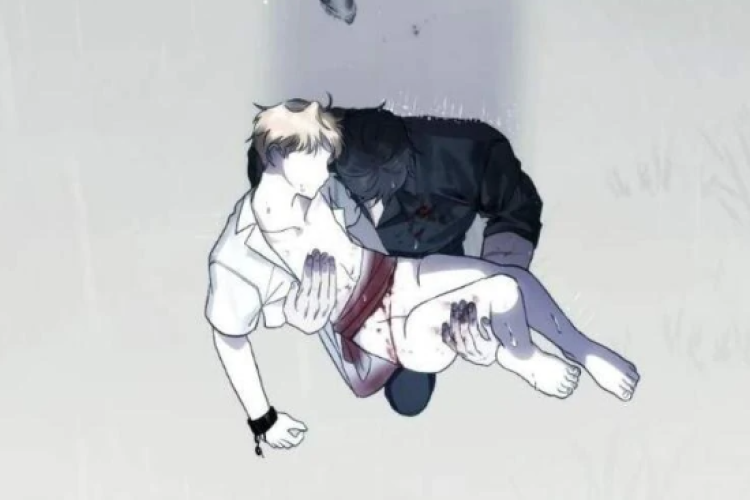 ¡Cubierto de sangre! Lectura el BL Manhwa Al otro lado del mar Capítulo 18 en Español