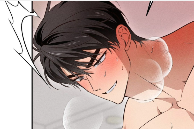 Spoiler du Manhwa BL High School Salty Heart Capítulo 10 en Español, La tensión que se siente