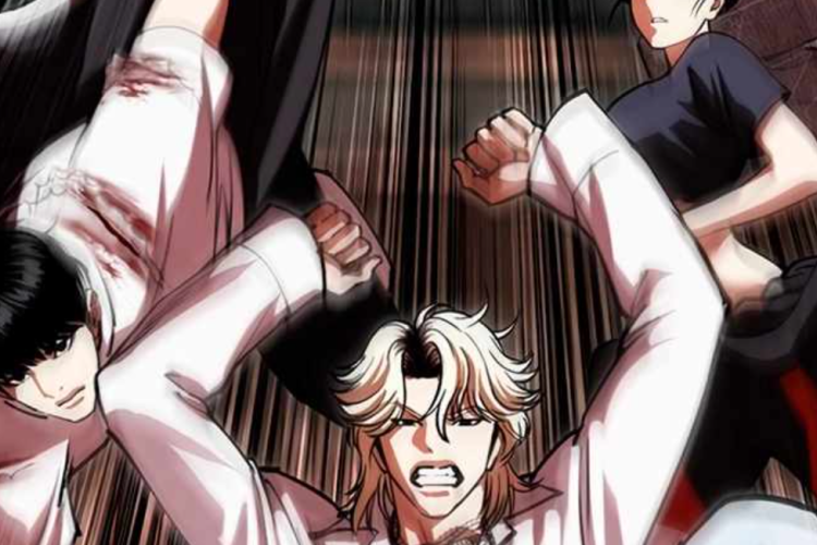 Enlace para leer el cómic Lookism Capítulo 569 en español, Entra con fuerza y ataca inmediatamente de forma consecutiva