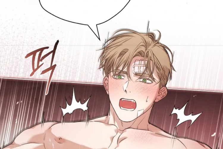 Spoilers le Manhwa BL Kiss Me if You Can Capítulo 34 en Español, ¡Joshua está ahora tendido en el suelo!
