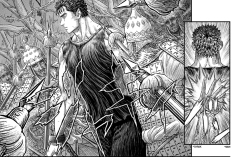 Spoilers y Leer Manga Berserk Capítulo 383 en Español, ¡Ataque enemigo intenso!